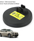 Plug And Play PCV Valve Cap Membrane Repair Kit For BMW N55 3.0L Engine seen with car image, OEM quality replacement.