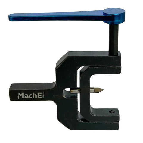 Pro Grade Ball And Radius Turning Tool For Smooth Curves And Spherical Shapes On Bench Top Lathes Works With Brass Aluminum Steel Wood And Plastic One Quarter Inch Center Height front view