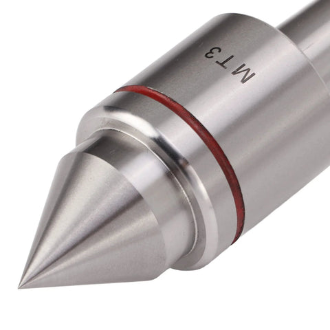 Tailstock live center, 60° MT3, metal lathe accessory for wood and metal CNC work.