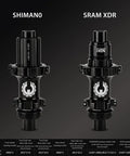 Shimano and SRAM XDR hubs for Gravel Carbon Wheelset With Ceramic Bearings And Disc Brakes For Cyclocross 700C.