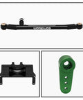 Emax ES08MAII 12g RC Servo With Metal Gear For Axial SCX24 Upgrade Kit including black mount bracket and green arm