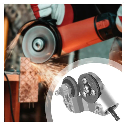 Heavy Duty Electric Drill Shear Plate Cutter Metal Sheet Nibbler Tool Rotary Scissors cutting through metal with sparks.