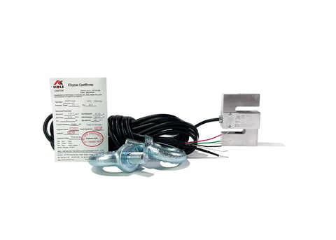 1000 Pound Stainless Steel Load Cell For Industrial Scales And Testing, Heavy Duty Sensor Built Tough To Tackle Rough Environments With Killer Accuracy, Durability, And Reliability For Precision Weighing. S-type stainless steel load cell with cable and certificate