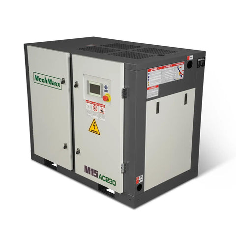 15HP Rotary Screw Air Compressor Workhorse With 45 CFM And 116 PSI For 230V 3 Phase Industrial Grade Powerhouse