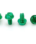 Heavy Duty 10 32 Self Tapping Ground Screws In Green With Hex And Flat Head Options Built From Corrosion Resistant Stainless Steel