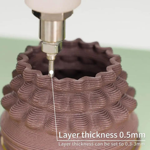 Kickstart Your Maker Flow With This Folding Ceramic 3D Printer Engineered For Clay And Slurry Ready To Roll Right Out Of The Box Featuring Smooth Electric Extrusion And Two Included Packs For Hassle Free Dope Results Daily