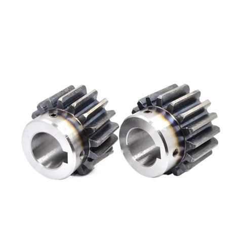 Heavy Duty Precision Cut Spur Gear Pinion 25 Tooth 2.5 Module Step Keyway Bore Fits 16 To 32 Mm Shaft, steel gear for industrial use.