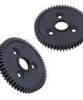 Beefy Metal Spur Gear 54T 0.8 Pitch For 1x10 Traxxas Slash 4x4 Rustler Stampede Summit E-Revo RC Cars 2 Pack Durable Steel Gear Set