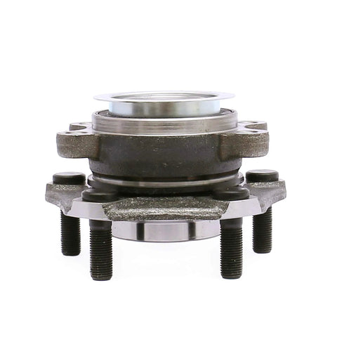 Front view of Front Wheel Hub Bearing Assembly For Nissan Leaf 2013-2017, Nissan NV200 2013-2018, Nissan Sentra 2013-2018, Chevy City Express 2015-2018, 5 Lug Front Hub, OE Quality, ISO TS 16949 Certified