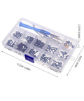 RC Repair Tool Set With Metric Screw Assortment Kit For RC Cars Including Machine Screws Bolts And Nuts In A Compact Organized Screw Box