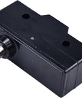 Tough As Nails Spdt Pin Plunger Electrical Switch, black, for JLG and Honeywell foot pedals, compact design.