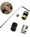 10 Piece Thumb Stud Kit For 110 Folding Knives With Wrench, showing components for one-hand opening and durable base mount.