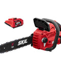 No Fuss 40v Cordless Chainsaw With Brushless Motor And Auto Lubrication Features Tool Free Adjustment Comes Loaded Up With Rapid Charge Battery. 14-inch blade and battery pack.