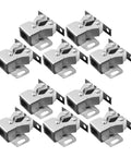 Super Sweet Double Roller Ball Latch 10 Pack For Kitchen Cabinets Wardrobes And Cupboards With Auto Lock Spring System Easy Install Style, metal latches.