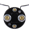 Heavy Hitter DC Contactor Normally Open Switch 100A 200A 300A High Amp Electrical Relay For Electric Trucks And Engineering Machinery Garage Grade Quality, top view showing terminal connections.