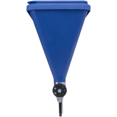 Sharpshooter 1 Hopper Gun for Texture and Spray, 2 Gallon Nylon Gun with Seven Orifice Sizes, 45 Degree Angle Adapter shown