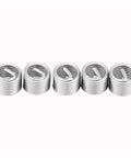 Heavy Duty Stainless Steel Self Tapping Threaded Inserts Kit 250 Pieces M8 threaded inserts shown in a row