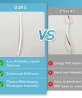 Comparison of 78 Inch Self Adhesive Silicone Cord Cover For Walls Flexible Cable Concealer with others showcasing flexibility.