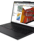 ThinkPad P16s Gen 4 Mobile Workstation With 4K Dolby Vision OLED Touchscreen And 100 Percent DCI-P3, side view with map display