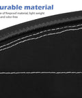 Close-up view of fireproof material on Extended FR Cotton Welding Hood Cover With U Shaped Press Fit Seal For Full Neck Protection