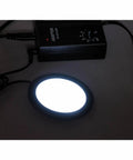 LED Round Plate Light For Microscopes 95mm Diameter Adjustable Brightness Bottom Illumination with power adapter