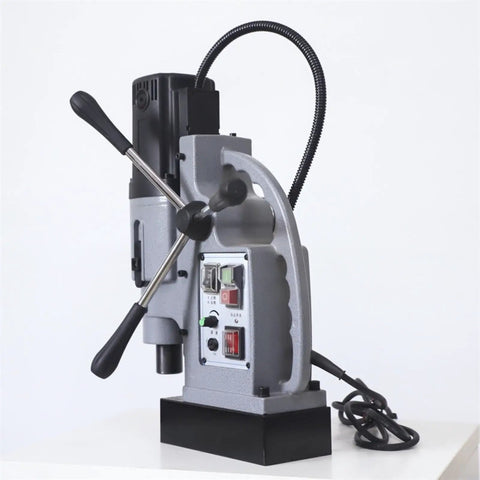 Portable Magnetic Drill Press For Metal Drilling, Multi Purpose Drill Tool For Steel Plate And Channel Steel, Heavy Duty Magnetic Base, Ideal For Industrial And Home Improvement Projects, Compact Design For Easy Job Site Use.