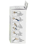Diagram showing 5 In 1 Hearing Aid Cleaning Kit For Home Or Travel No Fuss Easy Grip 5 Piece Tools Set In A Tiny BPA Free Case