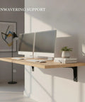 Sturdy Q235 Steel Triangular Shelf Bracket For Floating Desks And Wall Shelves, Built Tough Wall Mount Support in office setup