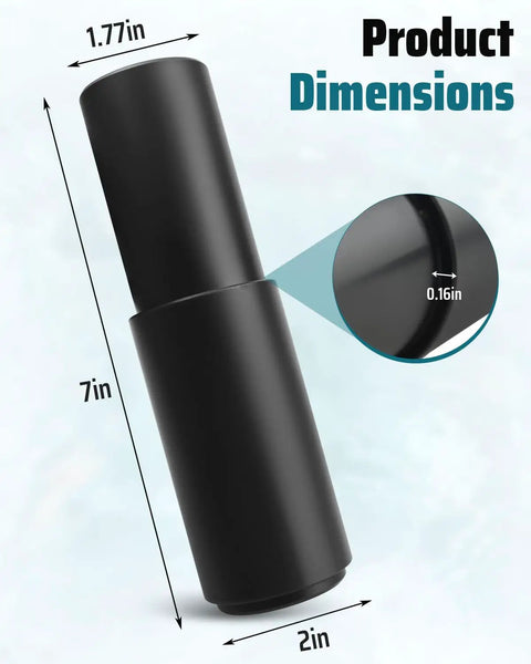 Spiral King Pin Bushing Driver Workhorse For Heavy Duty Truck And Trailer Front Suspension No Ream Replacement Tool 7x2x1.77 Inch Alloy Steel Built For Tough Installations And Quick Removal Fits Most Spiral No Ream Bushings. Product dimensions shown