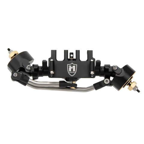Beefed Up 5mm ISO V2 SCX24 Axles With 3 Section CVD For Axial 1/24 RC Crawler Black, Upgraded Shoulder Screws On Steering Knuckles