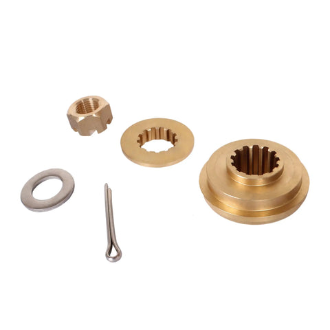 Outboard Propeller Hardware Kit For Tohatsu Nissan 40HP 50HP Boats, All In One Set With Thrust Holder, Stopper, Nut, Washer, And Fittings, Fits Part Numbers 3T5-87326-0 3T5873260 3TW873260 3KY873260 348642320 353641210 345641240 For MD40 MD50
