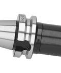 Close-up of BT40 GT12 110L Tapping Holder Collet Chuck Shank With Telescopic Buffer And Overload Torsion Protection CNC tool.
