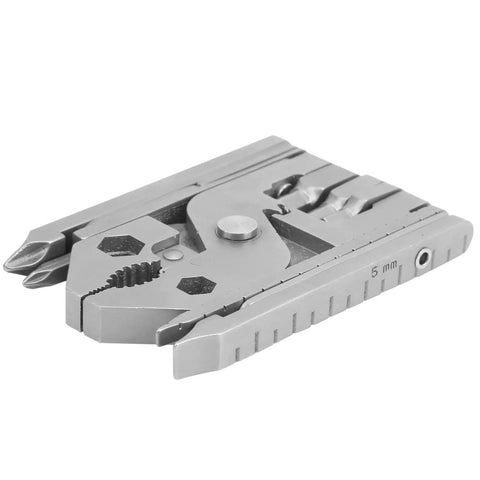 Beefy 25 Inch Stainless Steel Folding Multitool Kit With Wrench Wire Cutter Screwdrivers And 20 Plus Tools For Camping Hiking Survival
