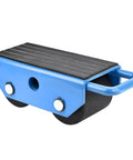 Amarite Industrial Fixed Machinery Skates Moving Heavy Equipment 5500 Lbs Capacity Nylon Rollers smooth glide blue steel construction