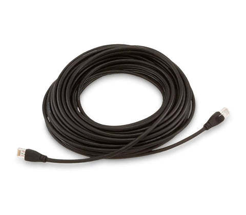 Cat 6 Ethernet Patch Cable 50 Foot With RJ45 Gold Plated Connectors For Fast Home Network Up To 1 Gigabit Per Second Black Coiled