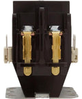Front view of Professional Grade Industrial Magnetic Contactor 50 Amp 115 Volt AC Coil Double Pole Single Throw Heavy Duty Power Switch.