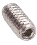 Close-up of a single grub screw from 50 Pcs Set Screw Kit A270 Stainless Steel Grub Screws DIN 916 For Mechanical Fastening In Automotive Repair