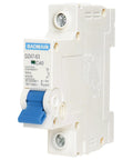 DZ47-63 C40 40 Amp 1 Pole DIN Rail Mount Miniature Circuit Breaker 230V AC C Type Trip 4000A Breaking Capacity DIY Friendly