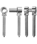 Commercial Grade Heavy Duty Barn Door Hinges Dog Gone Tough With Rust Resistant 304 Steel fasteners and screws for durable assembly.