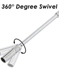 Beefy Magnetic Swivel Spark Plug Socket Set, Three Eighths Inch Drive, illustrating 360-degree swivel capability.