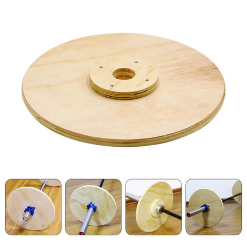 Wood Bumper Plates For Weight Lifting And Rehab Training Easy To Disassemble And Assemble Lightweight Natural Wood Plate