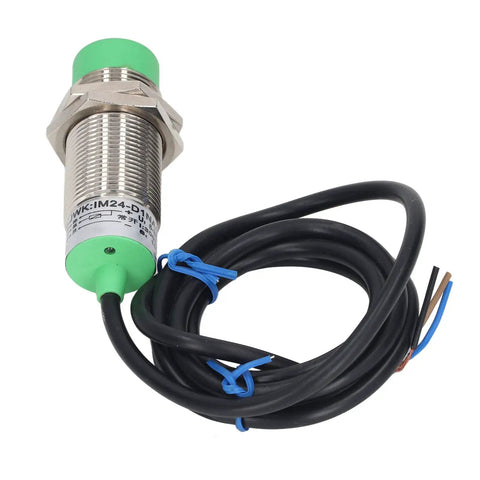 5 Piece Inductive Proximity Sensor Switch Kit NPN IP65 Aluminum Alloy For Industrial Machinery Automation Equipment Non Contact Metal Detection With 10mm Sensing Range 6 To 36VDC sensor close-up.