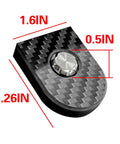 Tighten Up Your Setup With Badass Anti Theft Seat Screws Featuring A Cool Carbon Fiber Look And Heavy Duty Stainless Steel Body Fits 1 4 X 20 Threads Like A Glove Includes A Quick Grab Hex Tool For Smooth Take Off On Touring Bikes, carbon fiber seat screw dimensions 1.6in x 1.26in x 0.5in.