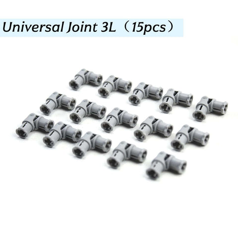 Universal U Joint 3L Set For Robotics Projects 15 Piece Light Gray U Joints Compatible With Mindstorms EV3 NXT display