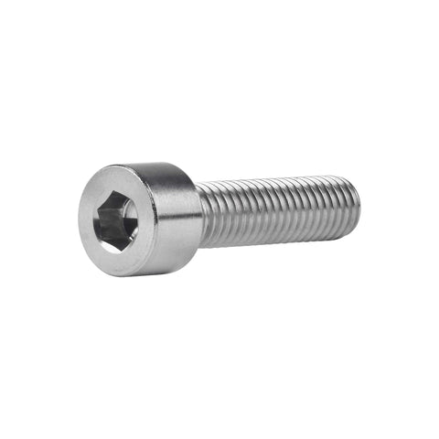 Titanium M8x30mm hex socket head bolt with flange