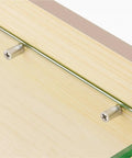 Bullyproof Self Tapping Screws For Cabinet Laminate Support and Wardrobe Partitions Non Slip Glass Shelf Brackets, close-up detail.