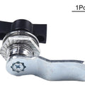 Keyless Cam Lock For Cabinets Lockers And Mailboxes With Turn Tongue Latch, Durable Aluminum Alloy Drawer Lock, side view