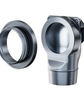 Magnetic Dryer Vent Coupling Kit With Quick Connect And Self Aligning Magnets, 4 Inch Duct, aluminum material, two parts visible