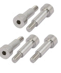 Badass 5 Pack 304 Stainless Steel Hex Socket Shoulder Bolts With M6 Fully Threaded Shafts And Rock Solid 20mm Long By 8mm Thick Shoulders