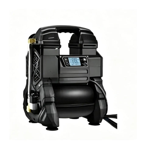 Silent Oil-Free 220V Industrial Air Compressor Brushless Motor With Frequency Conversion Energy Saving Low Noise Design High Power Performance For Professional Workshops And Home Garage Use Durable Black